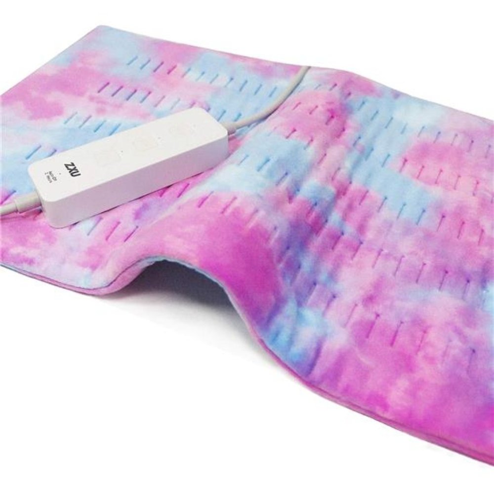 Heating Pad XL King Size by ZXU - Extra Large 12” x 24” - Ultra-Soft Heated Pad